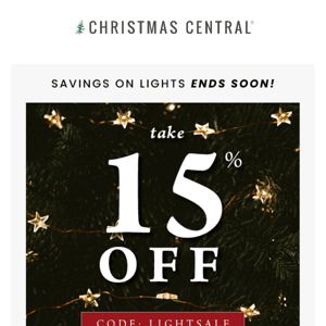 Save Big on Holiday Lights!