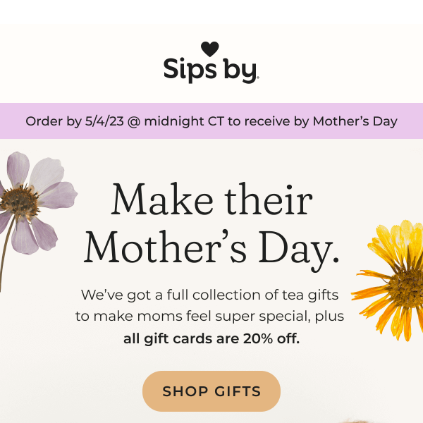 Gifts (& deals) for Mother’s Day 💛
