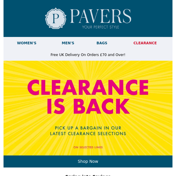 Exclusive Alert: Clearance is back❗