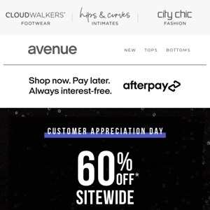 😍 We Got NEW: Take 60% Off* Sitewide|Customer Appreciation Day    