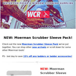 NEW Moeman Scrubber Pack!