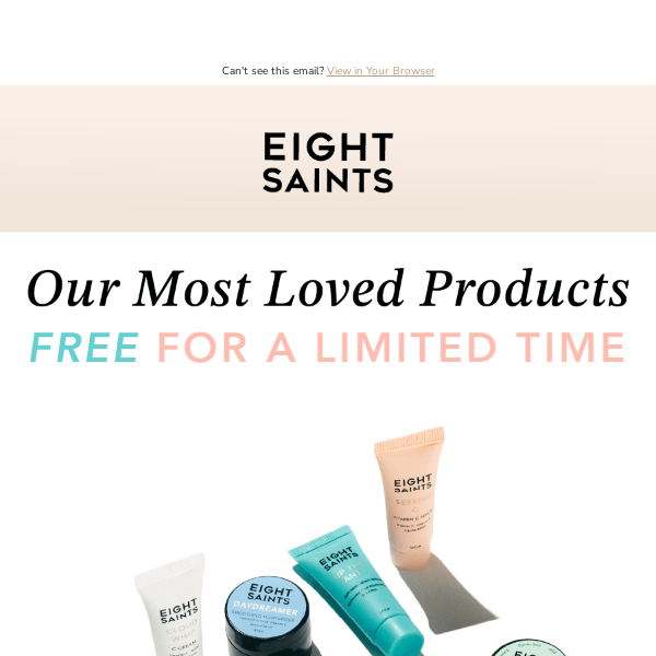 Try our most loved products for FREE 😍