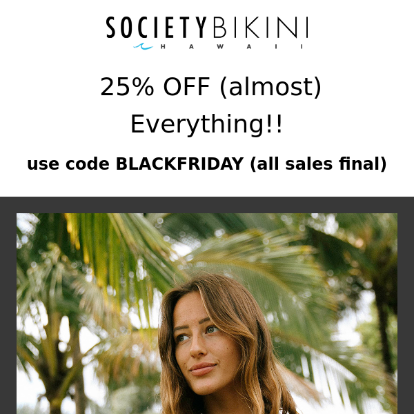 Black Friday Sales are here 🖤 25% OFF