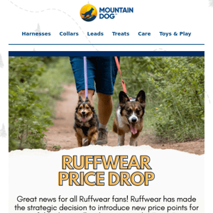 Ruffwear Price Drop  🐶