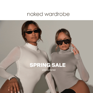 WE'RE LIVE! SPRING SALE STARTS NOW!