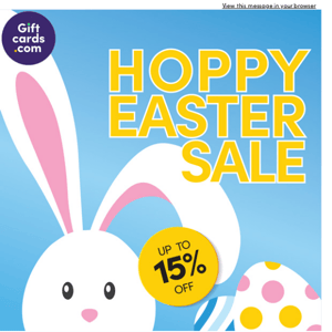 Hop into Easter Savings: Gift Cards Galore Await! 🐰🌷