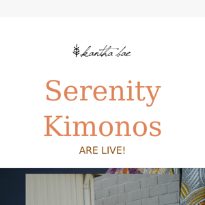 🙌 Serenity Kimonos are BACK now! 🙌