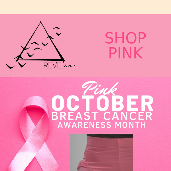 ALL OUR PINK is 50% off in honor of Breast Cancer Awareness