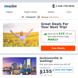 Great Flight Deals!