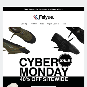 Cyber Monday 40% Off - Today Only!