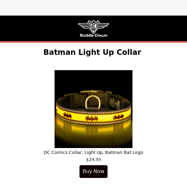 🔦Light Up Batman Collar - Protect Your Pet🦇