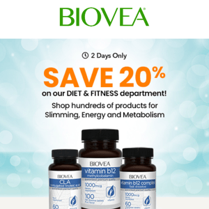 Slim Down & Feel Great with 20% off Diet & Fitness!