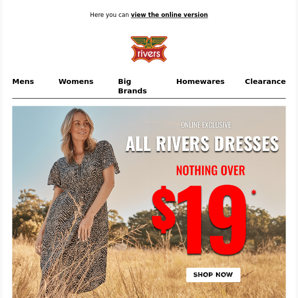 👗 $19* Rivers Dresses! 👗