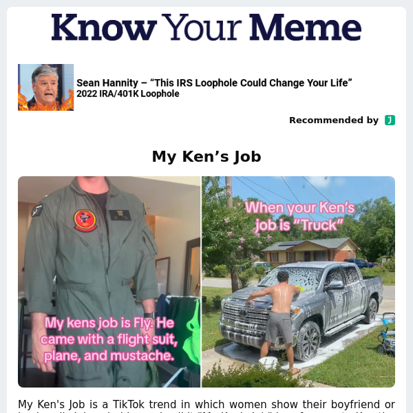 My Ken’s Job