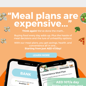 "Meal plans are so expensive..." 💸🥗🙃