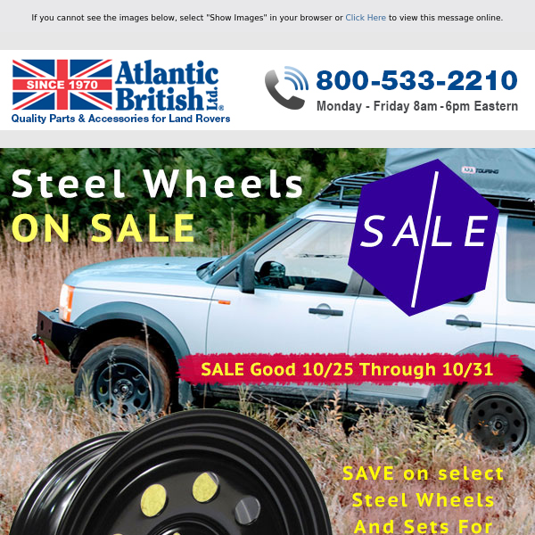Steel Wheels And Sets On SALE!