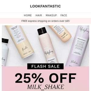 🚨 25% OFF MILK_SHAKE 🚨