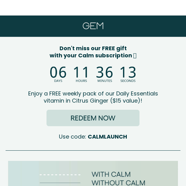 Calm your mood with our FREE gift 🧘