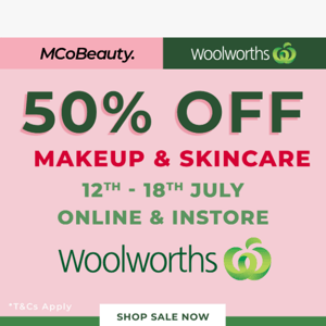 50% Off At Woolworths! 🏃‍♀️ Run, don’t walk!