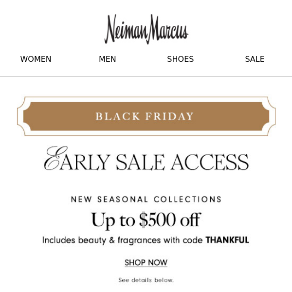 Neiman Marcus - Latest Emails, Sales & Deals