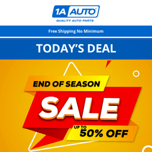 Vehicle - Running Rough? End of Season Sale!