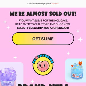 ALMOST SOLD OUT!