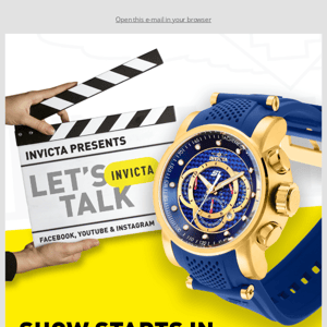Live Show: Golden Hour; Unveiling Invicta's Gold Tone Timepieces 💛✨