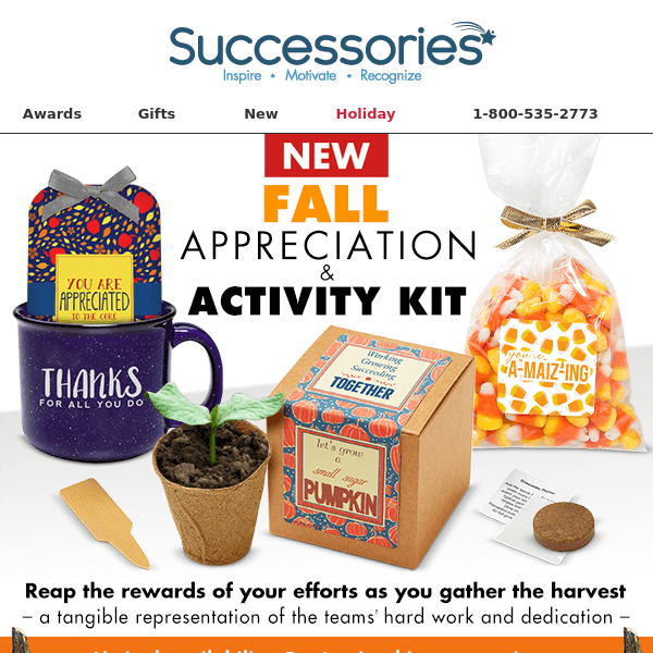 NEW Team Appreciation Gift: Fall Pumpkin Grow Kit