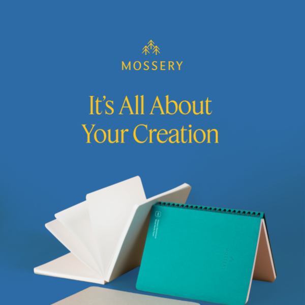 Create with Mossery Sketchbooks 📚🎨