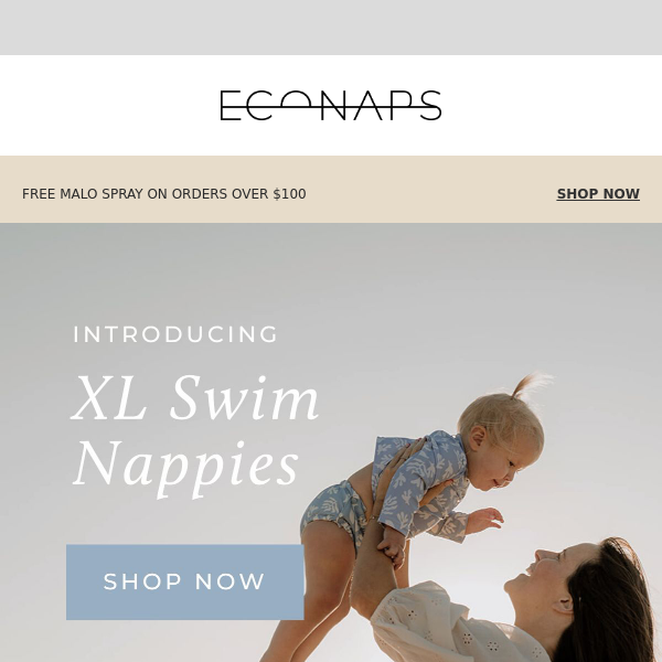 Tired of tight swim nappies? XL is here 🏆