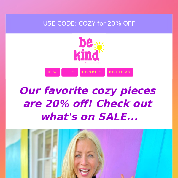 20% OFF our coziest sets