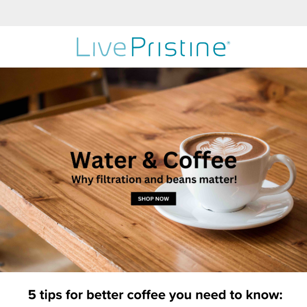 Water Filtration for Coffee and Espresso: 5 Essential Tips