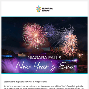 🎆Ring in 2024 with these epic New Year's Eve events at Niagara Parks!