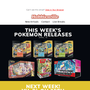 This Week's Pokemon Releases + Now Shipping!