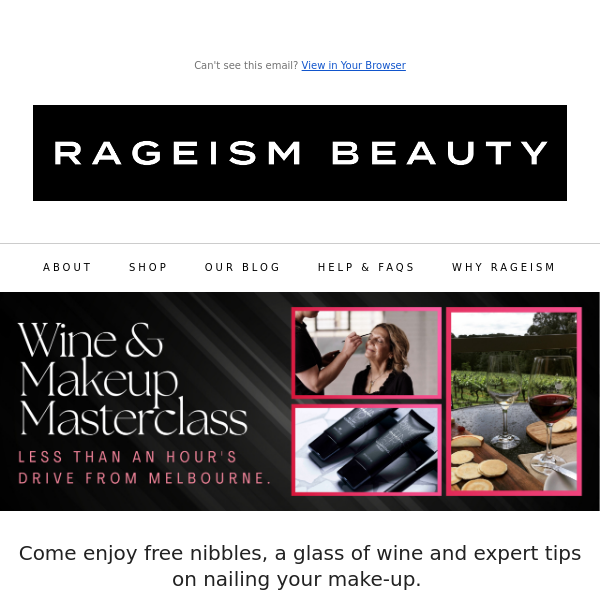 Final Invitations: Experience Ageless Beauty with Makeup & Wine