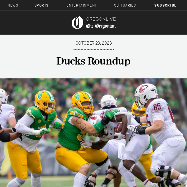 Where does Oregon Ducks football stand in polls after rebound win over  Washington State?