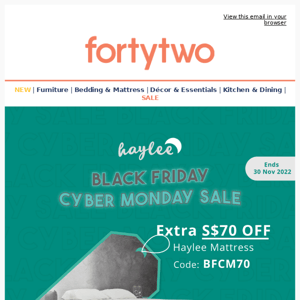 ⏰ Haylee Mattress Black Friday Sale