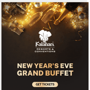 Our New Year's Eve Grand Buffet Is Days Away!