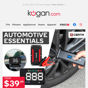 🚗 Portable Jump Starter Power Bank $89.99 (Rising to $139.99 in 72 HRS!) & More Deals on Auto Essentials!