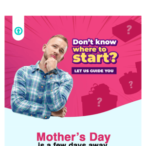 ⏰Time’s ticking! 🤔What are you going to give for Mother’s Day?👩‍👦