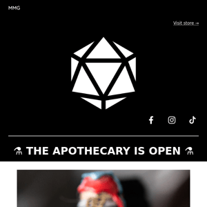 ✨ The Apothecary is open 🔥