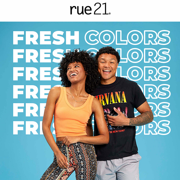 🎨Rue21's spring color refresh!