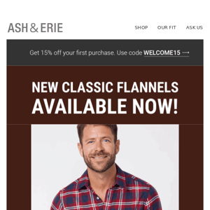 NEW Classic Flannels Just Dropped!
