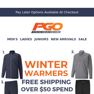 ❄️  Winter Warmers ⛳ Hot Deals Inside