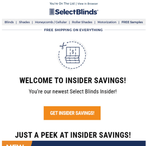 Welcome to Select Blinds!