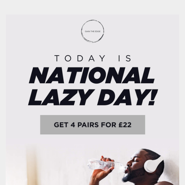 Happy Lazy Day! 🥳 Save on Your Grip Socks!