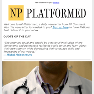 NP Platformed: In Alberta, not even the courts question a doctor's choice to euthanize