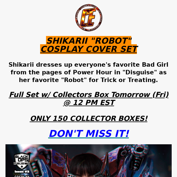 REVEALED!❤️‍🔥SHIKARII ROBOT HALLOWEEN COSPLAY SET❤️‍🔥