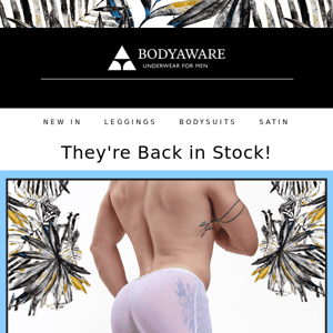 Men's Grey Organic Cotton Thong Bodysuit - Body Aware