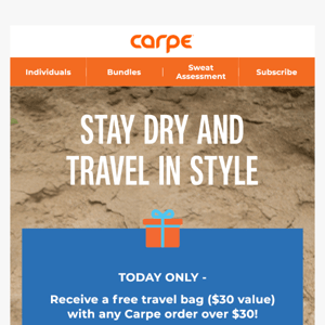 The Summer Travel Bag – now in orange!